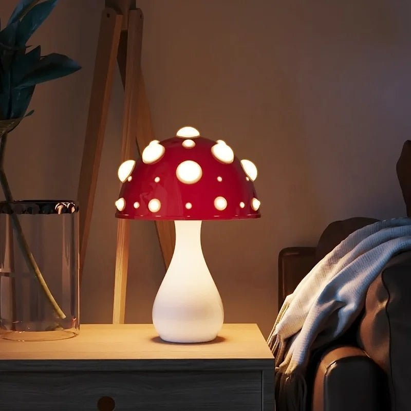 Luminara Amanita Mushroom Table Lamp