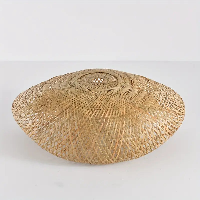 BambooBoho Handwoven Rattan Pendant Shade