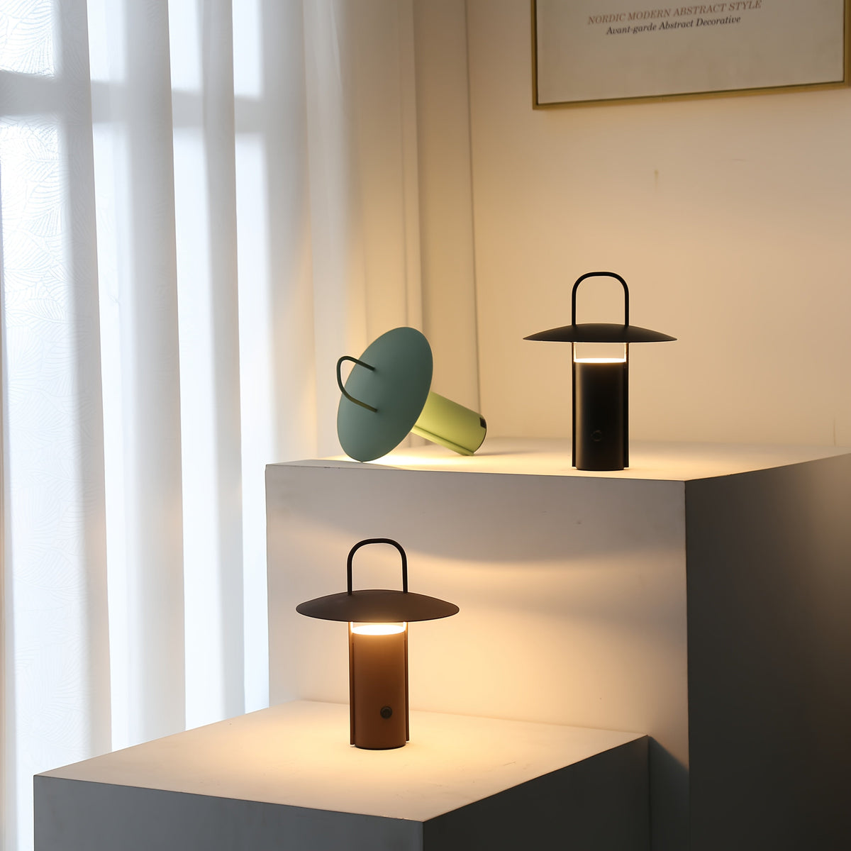 Wireless Metal LED Touch Lamp
