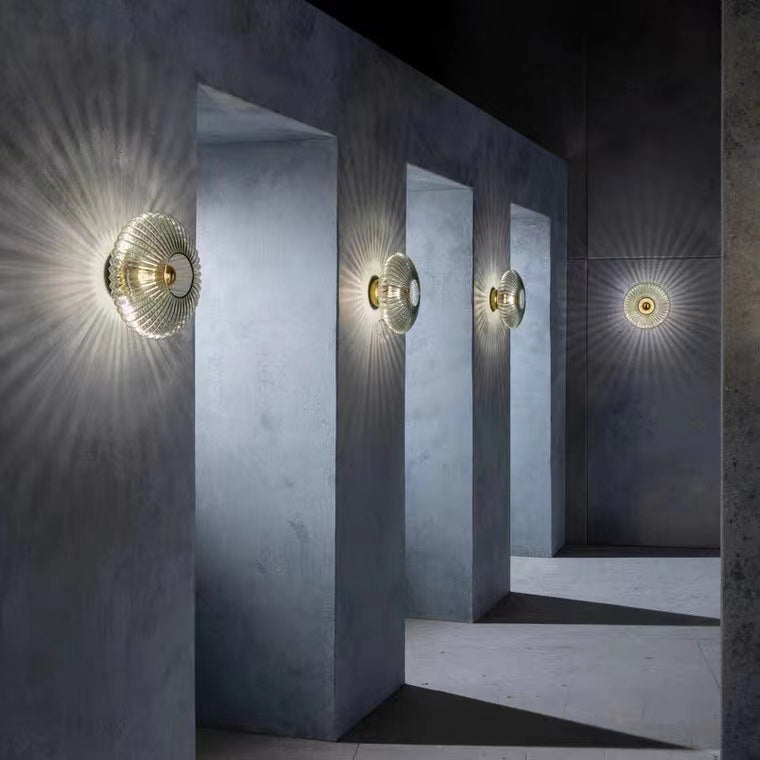 Nordic Striped Glass Wall Sconce