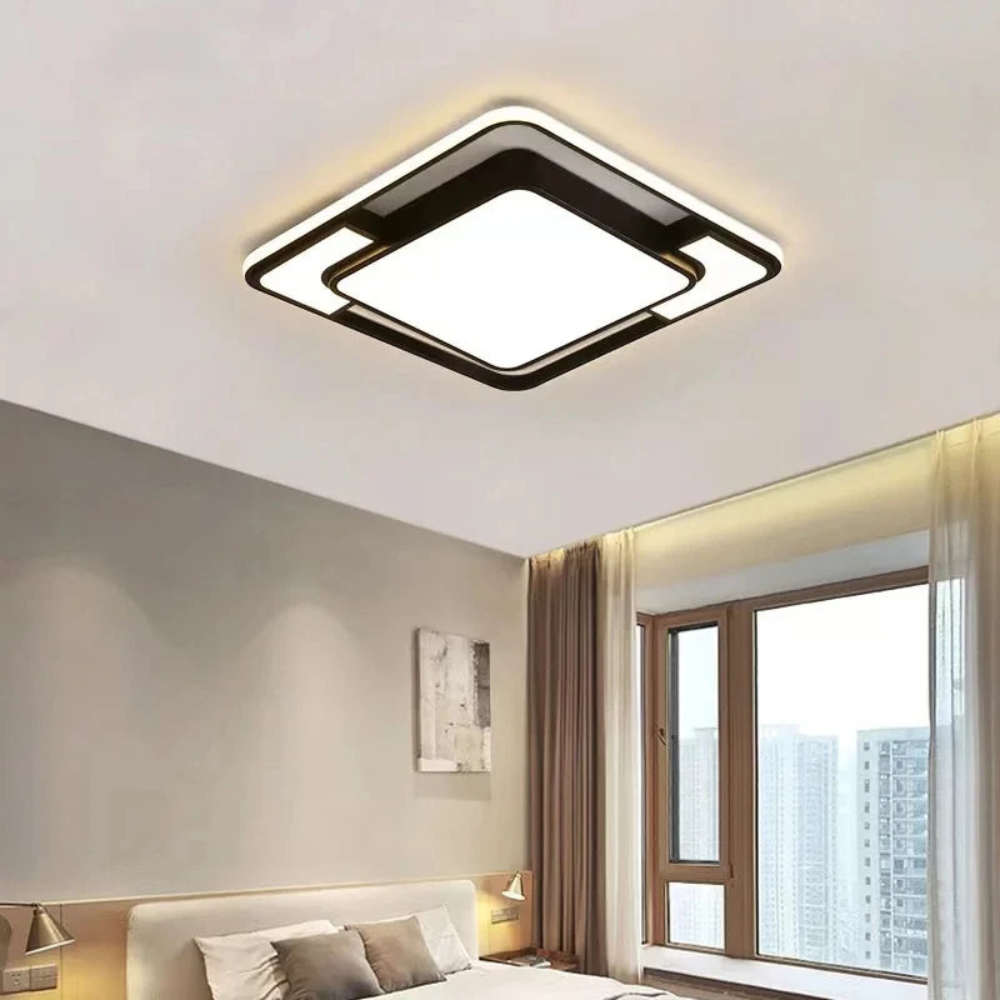 Geometric Remote LED Ceiling Light