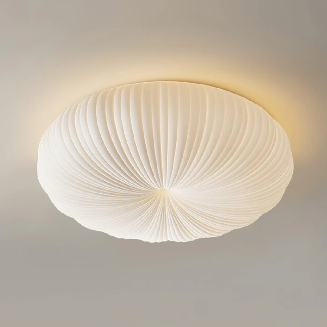 Olara Pleated LED Flush Mount Ceiling Light