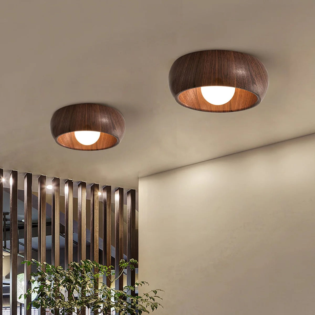 Albanora Minimalist Wooden Ceiling Lamp