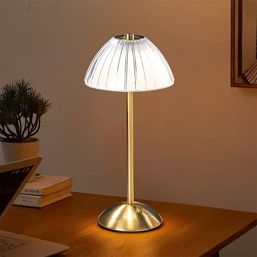 Golden Touch Crystal Table Lamp