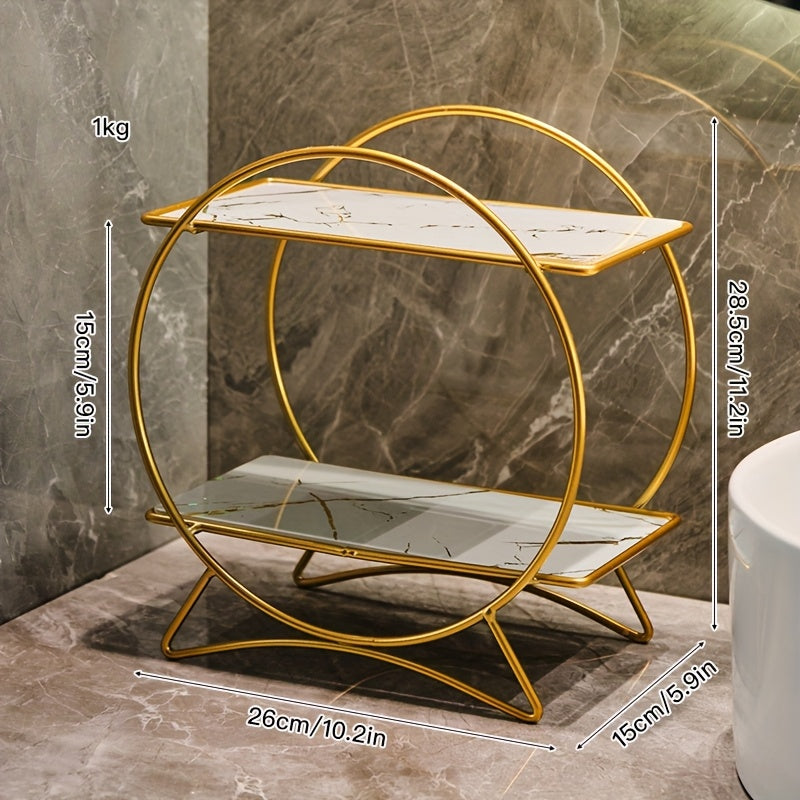 Cat Ear Two-Tier Bathroom Organiser