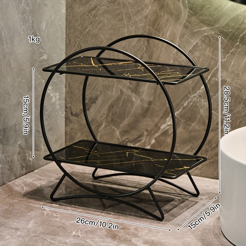 Cat Ear Two-Tier Bathroom Organiser
