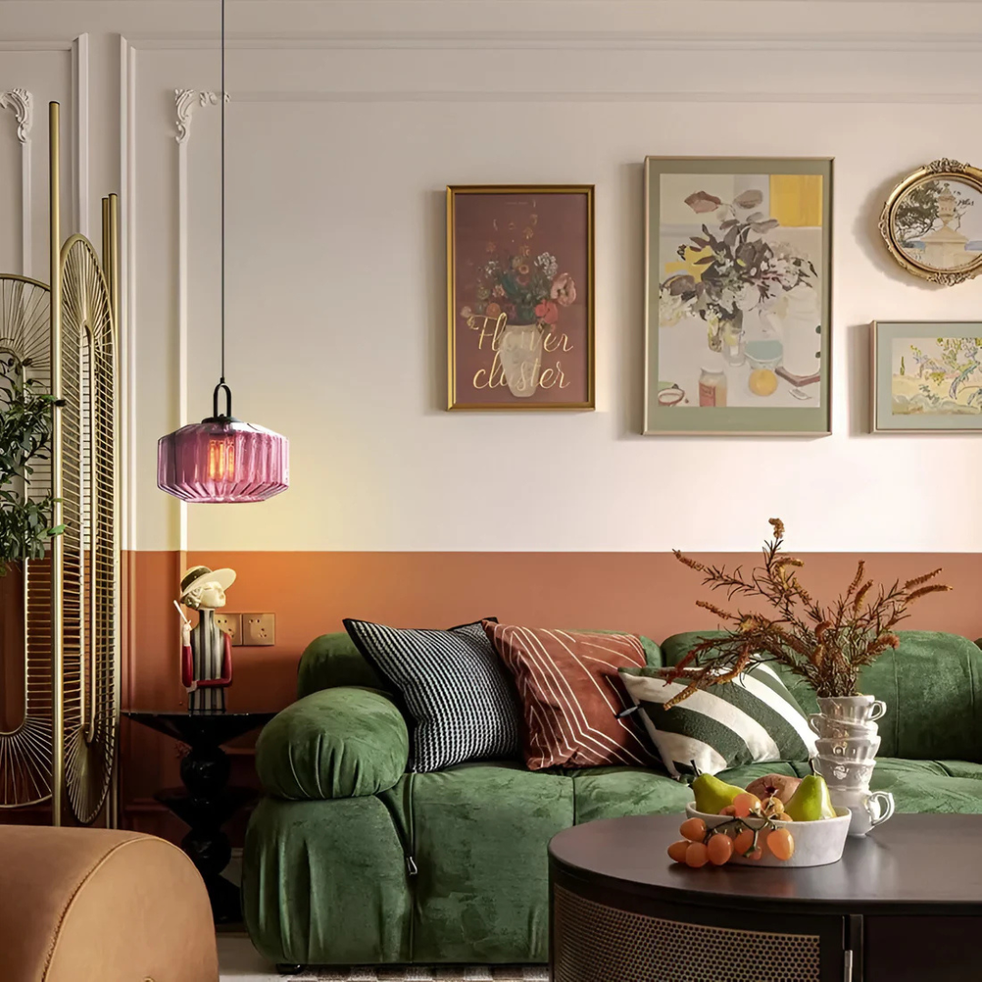 Mireta Retro Glass Pendant Light