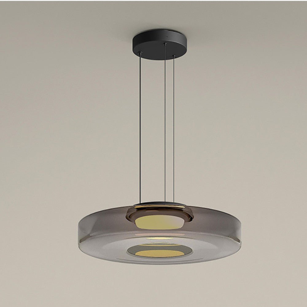Bauhaus Layered Glass LED Pendant Light
