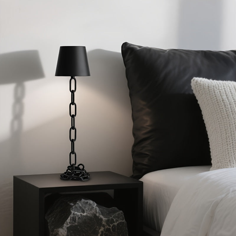 Chain-Link Rechargeable Touch Table Lamp
