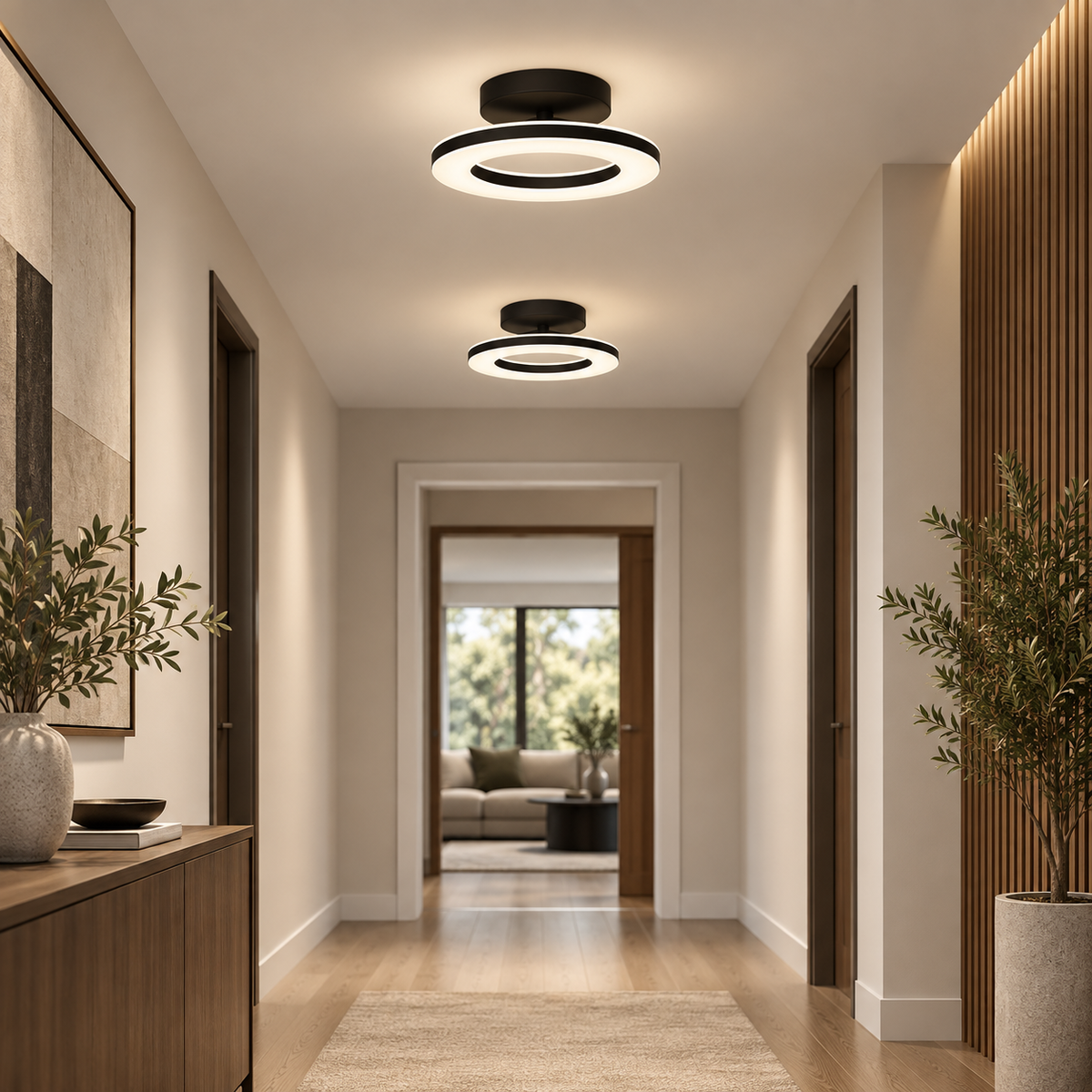 Acrylic Round LED Hallway Ceiling Light