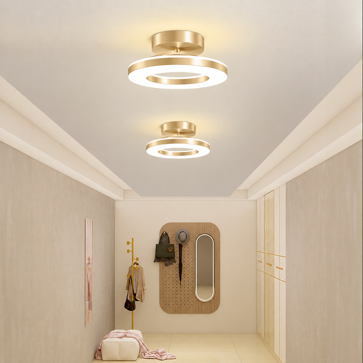 Acrylic Round LED Hallway Ceiling Light