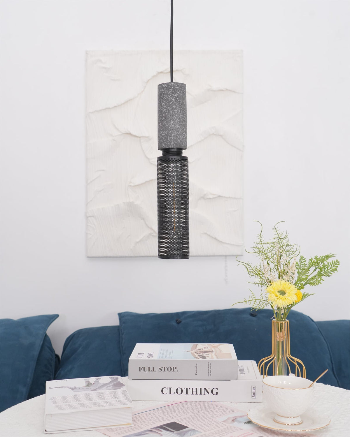 Urban Concrete Industrial Pendant Light