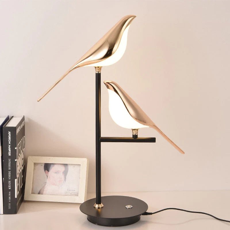 Golden Birdlight LED Wall Lamp