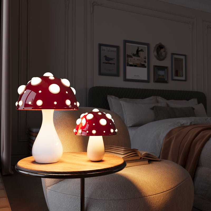 Luminara Amanita Mushroom Table Lamp