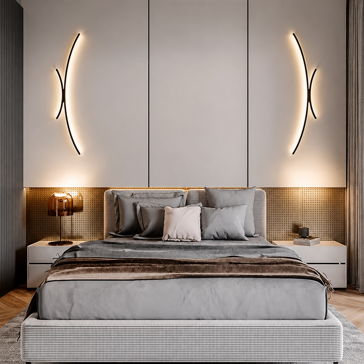 Curved Linear LED Wall Light
