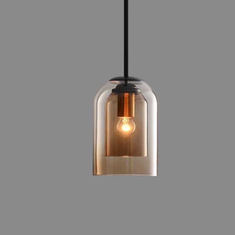 Nordic Coloured Glass Pendant Light