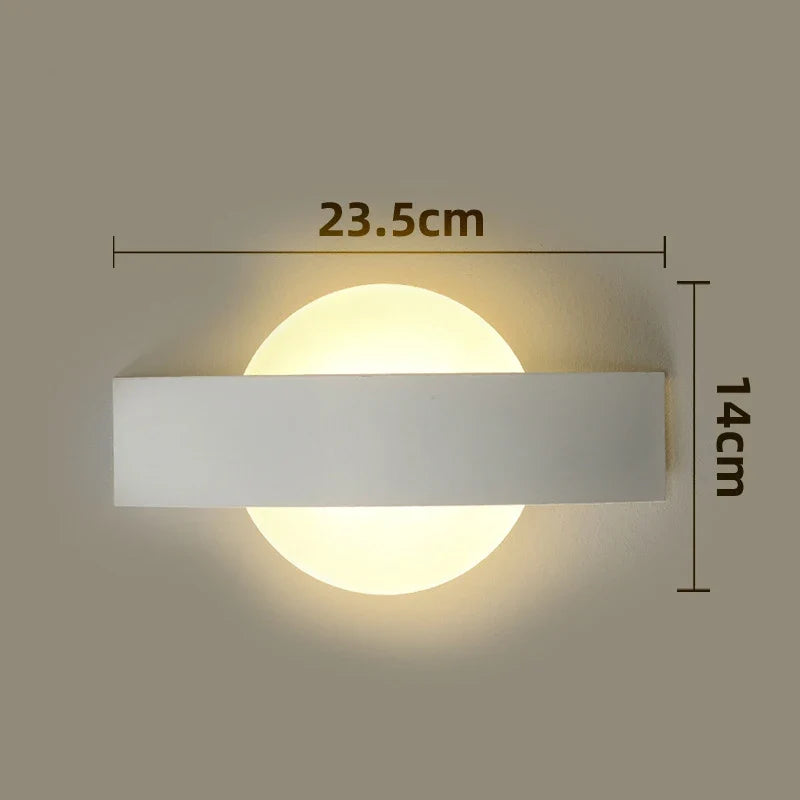Minimalist Acrylic Sphere Wall Lamp
