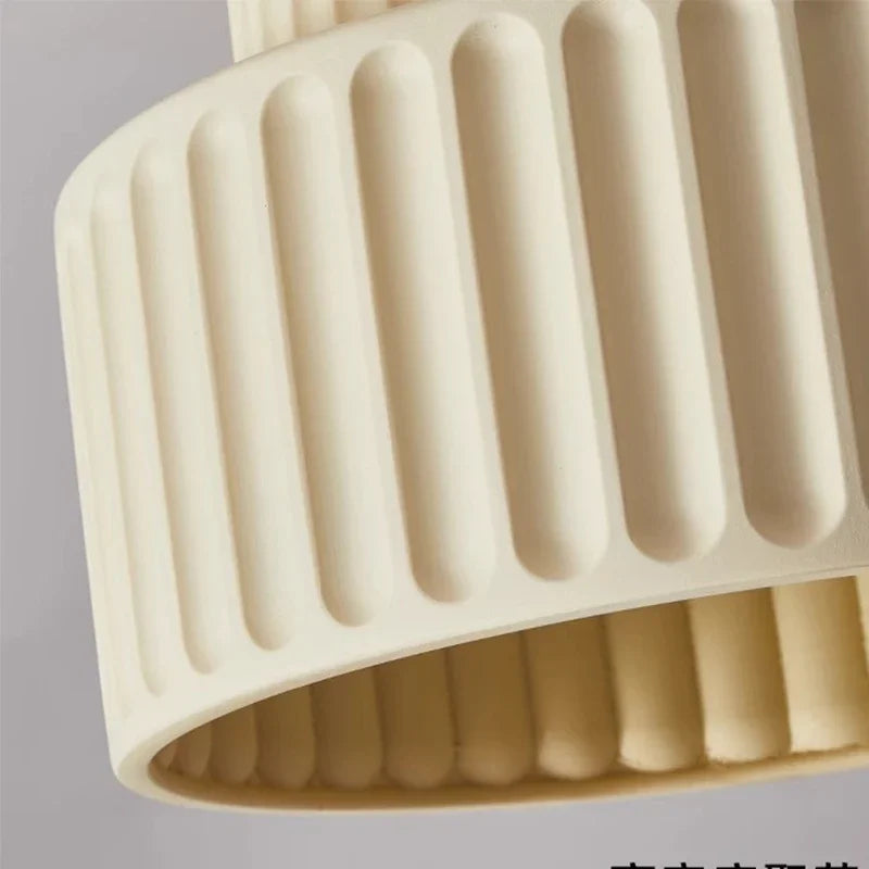 Nordic Ripple Resin Ceiling Light