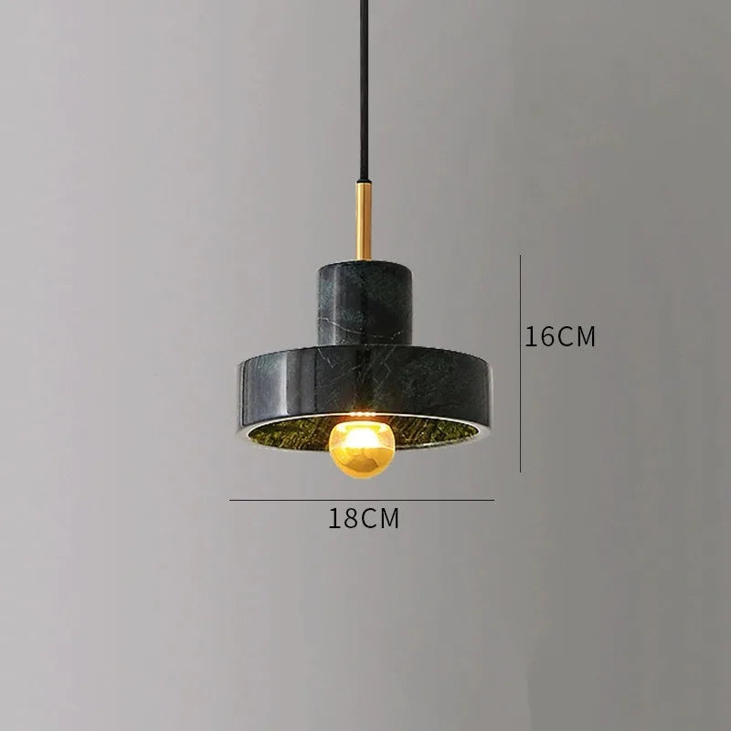 Marble Stone Postmodern Pendant Lamp