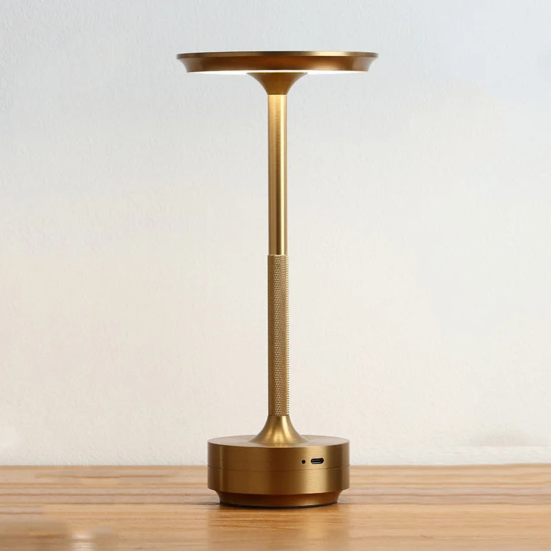 Rechargeable Aluminium Touch Table Lamp