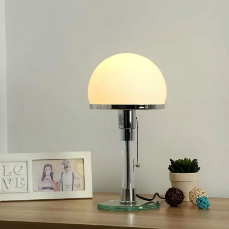 Wilhelm Bauhaus Glass Table Lamp