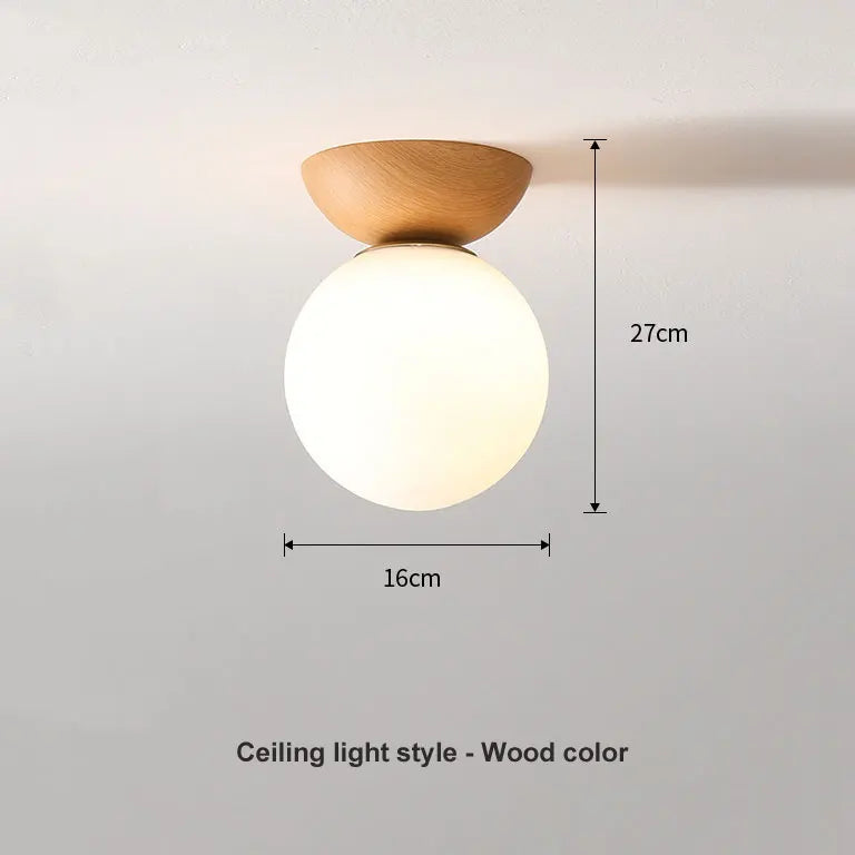 Nordic Opal Glass Ball Ceiling & Pendant Light