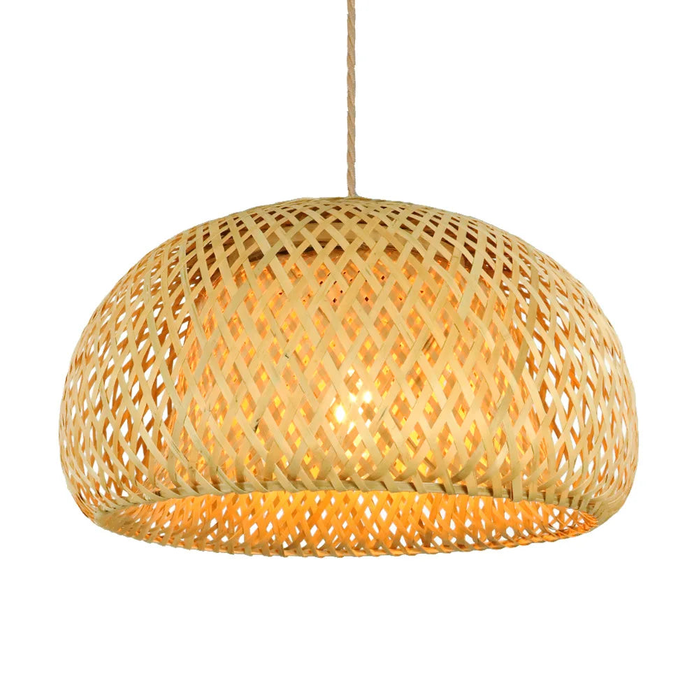 Natural Bamboo Rattan Pendant Lamp