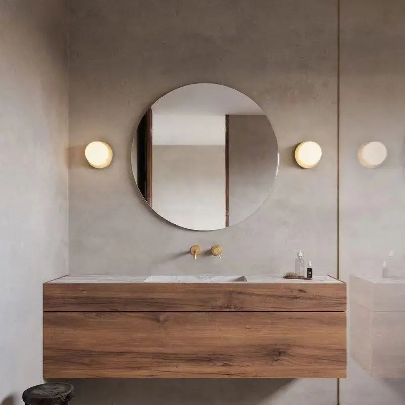 Nordic Opal Globe Glass Wall Lamp