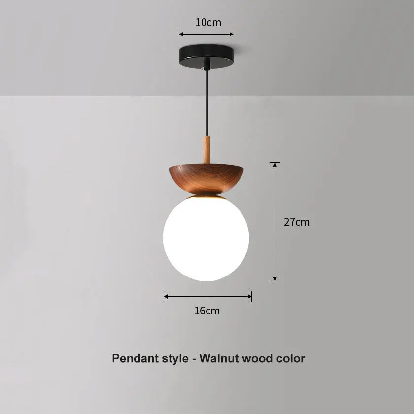 Nordic Opal Glass Ball Ceiling & Pendant Light
