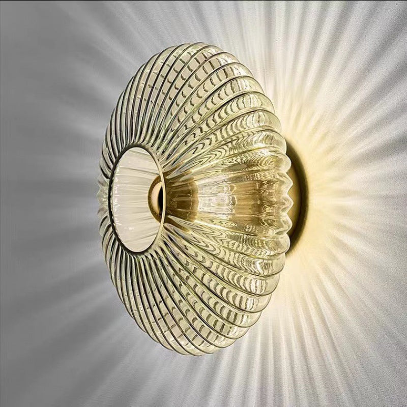 Nordic Striped Glass Wall Sconce