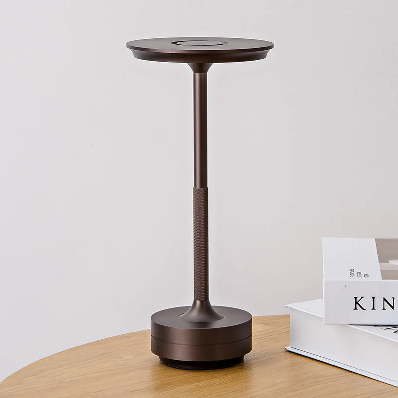 Rechargeable Aluminium Touch Table Lamp