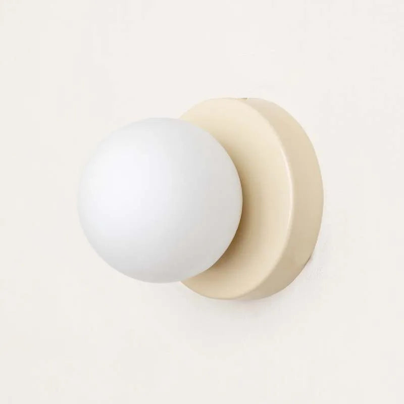 Macaron Frosted Glass LED Wall Lamp