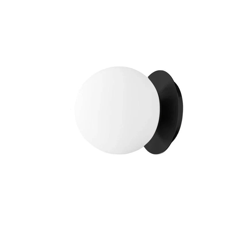 Nordic Opal Globe Glass Wall Lamp