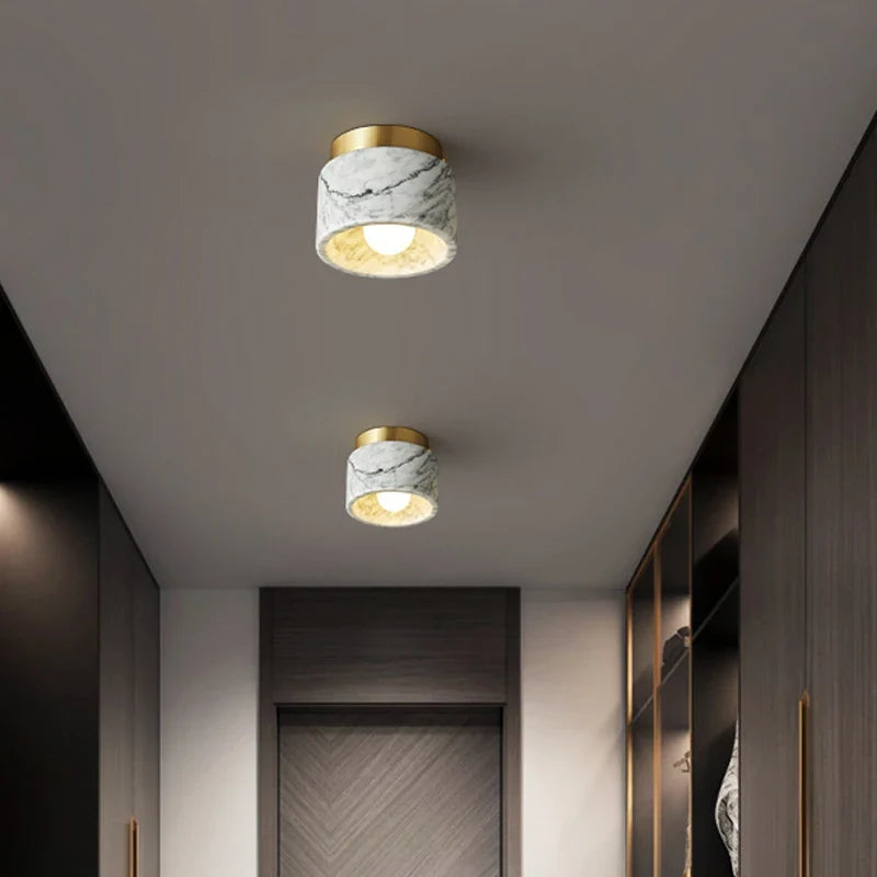 Nordic Marble Stone Ceiling Downlight