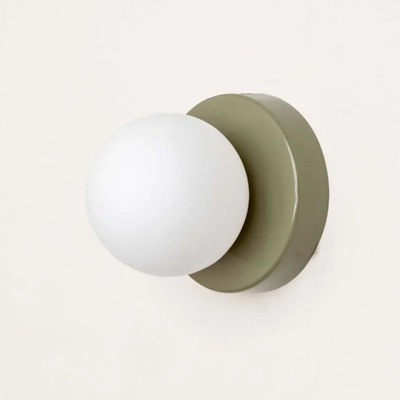 Macaron Frosted Glass LED Wall Lamp