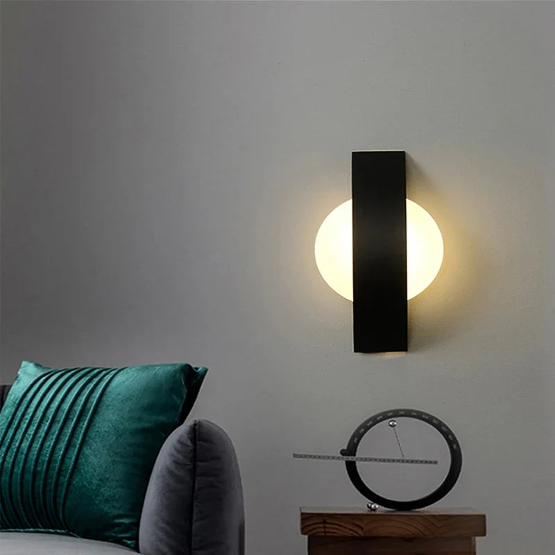 Minimalist Acrylic Sphere Wall Lamp