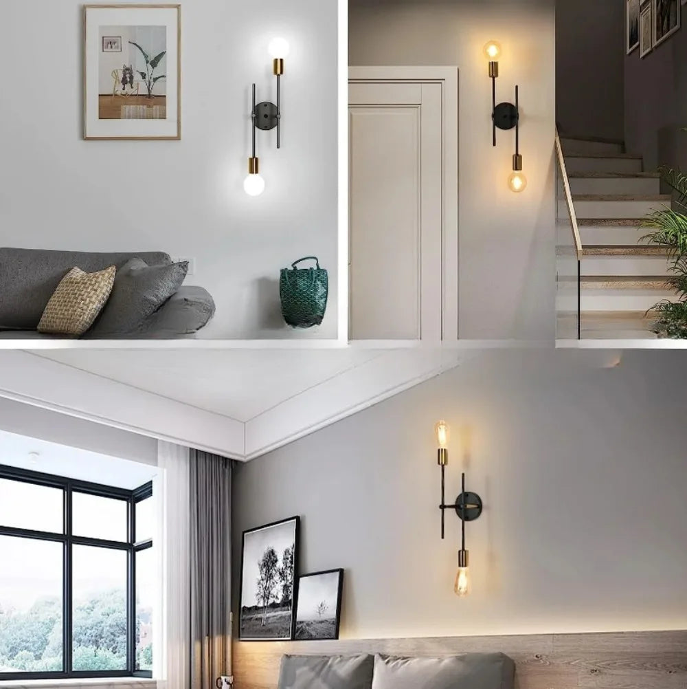 Modern 2-Light Flush Mount Ceiling Lamp