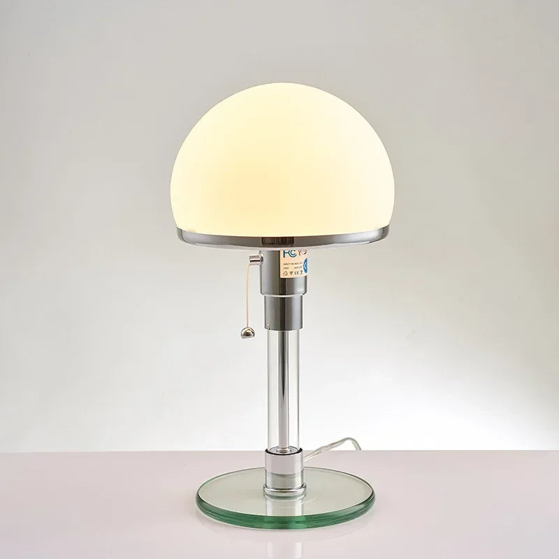 Wilhelm Bauhaus Glass Table Lamp