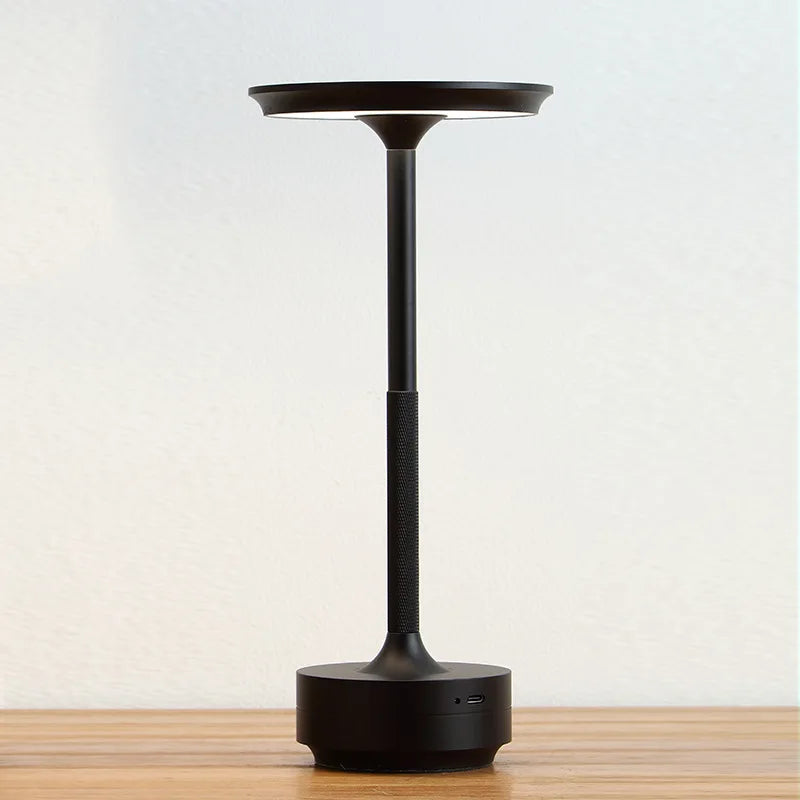 Rechargeable Aluminium Touch Table Lamp