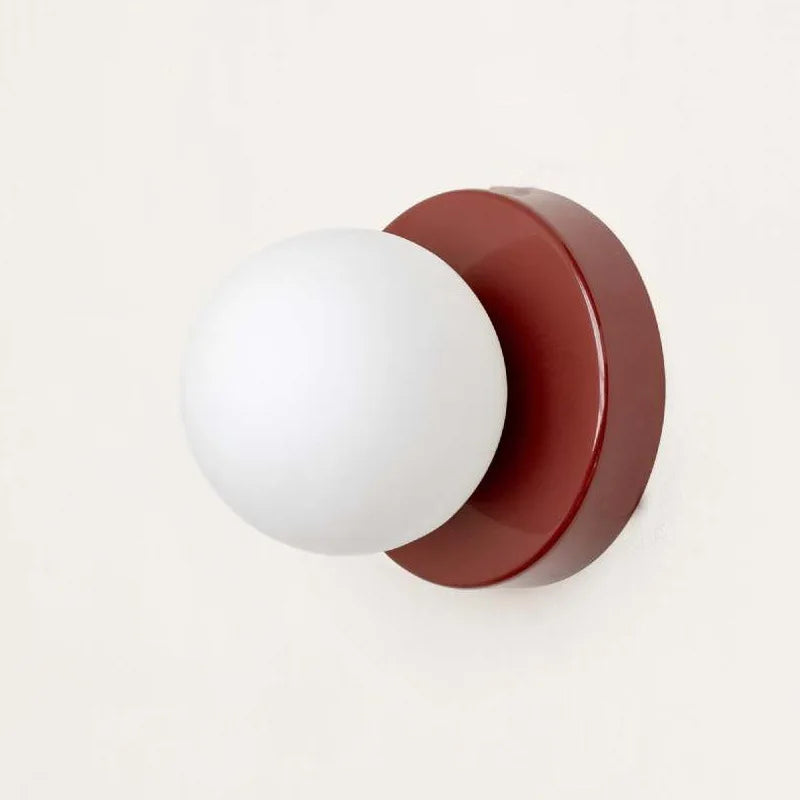 Macaron Frosted Glass LED Wall Lamp