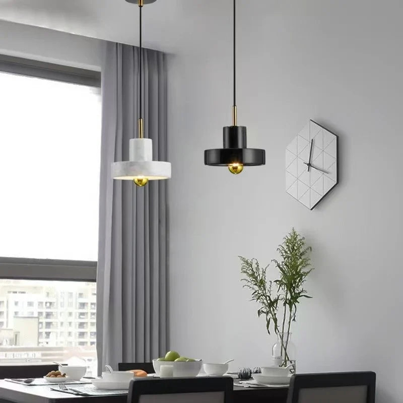 Marble Stone Postmodern Pendant Lamp
