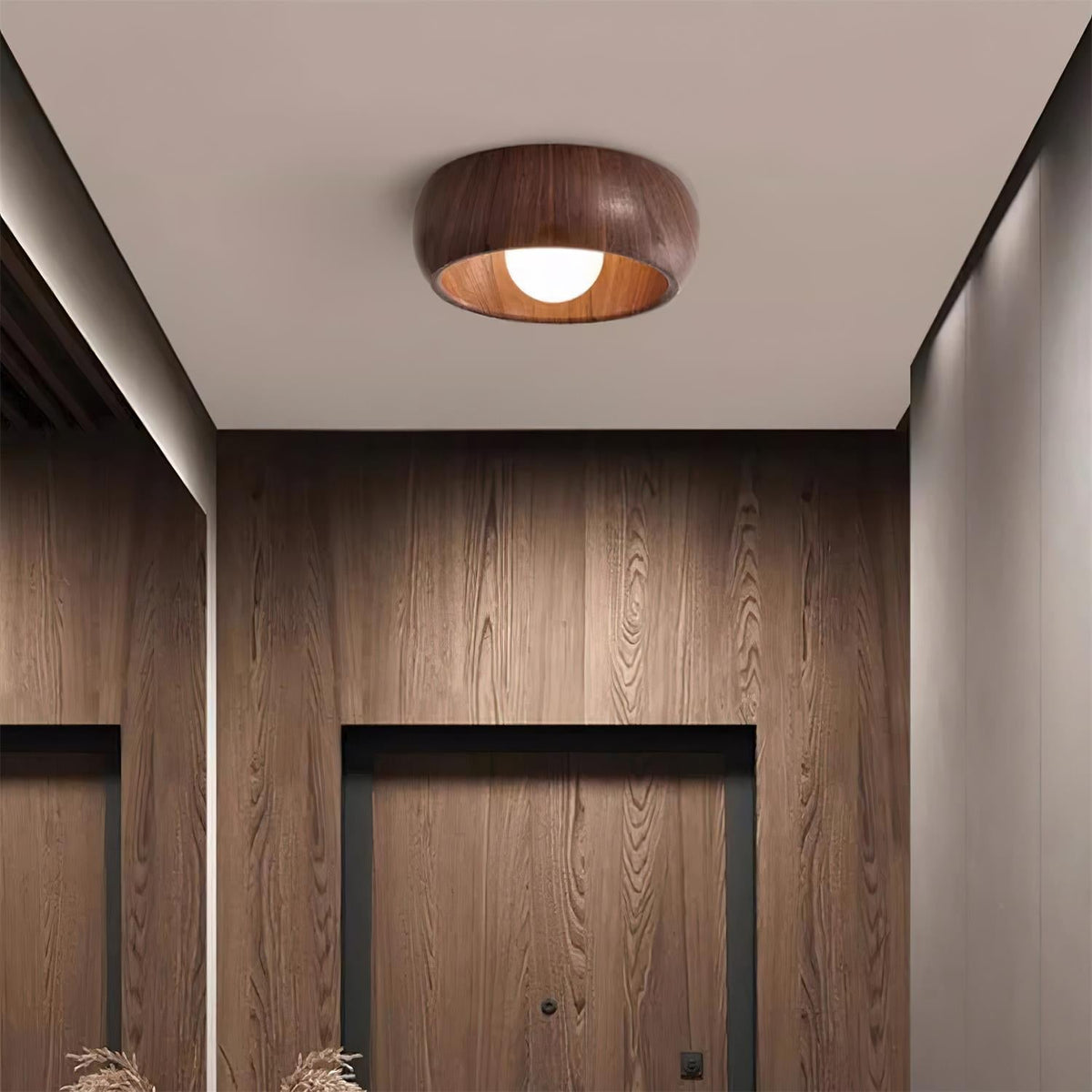 Albanora Minimalist Wooden Ceiling Lamp