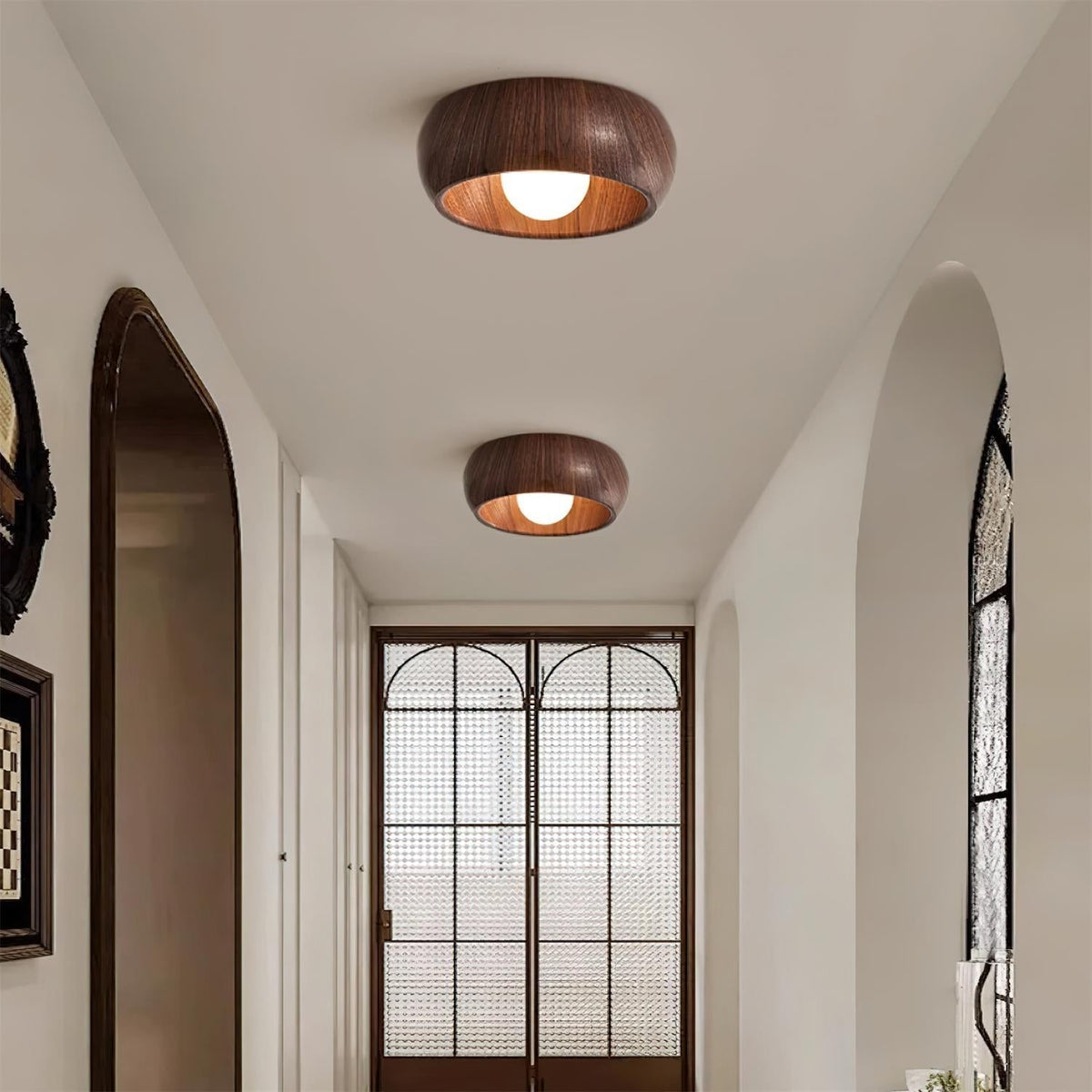 Albanora Minimalist Wooden Ceiling Lamp