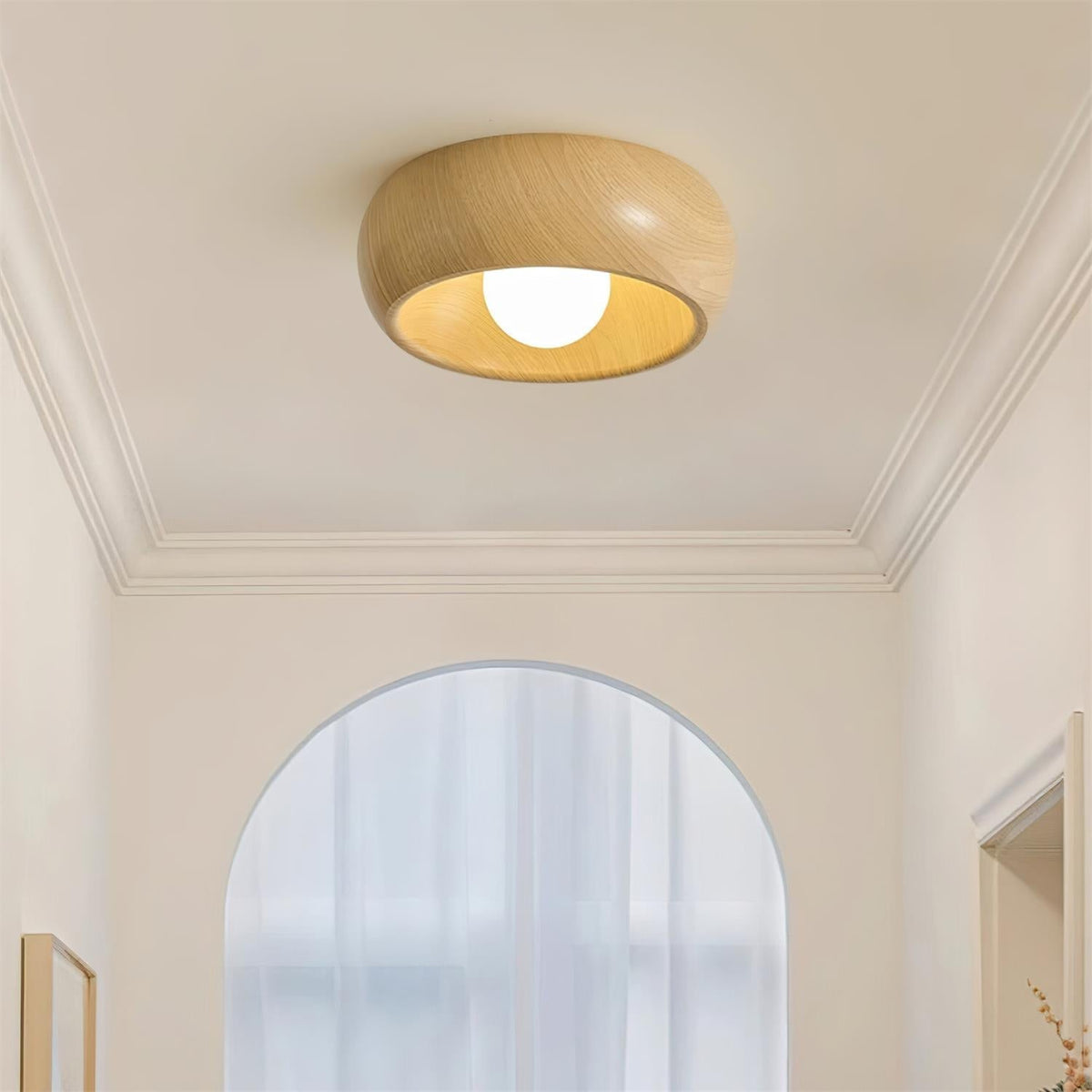 Albanora Minimalist Wooden Ceiling Lamp