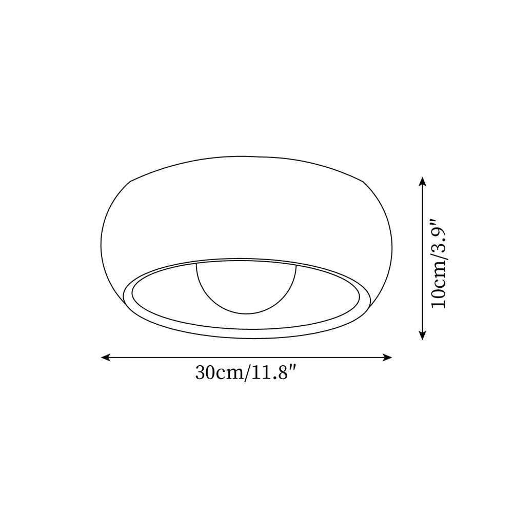 Albanora Minimalist Wooden Ceiling Lamp