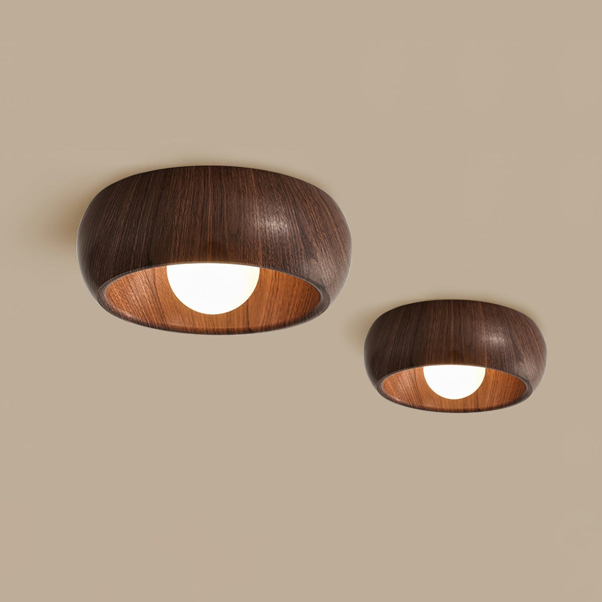 Albanora Minimalist Wooden Ceiling Lamp