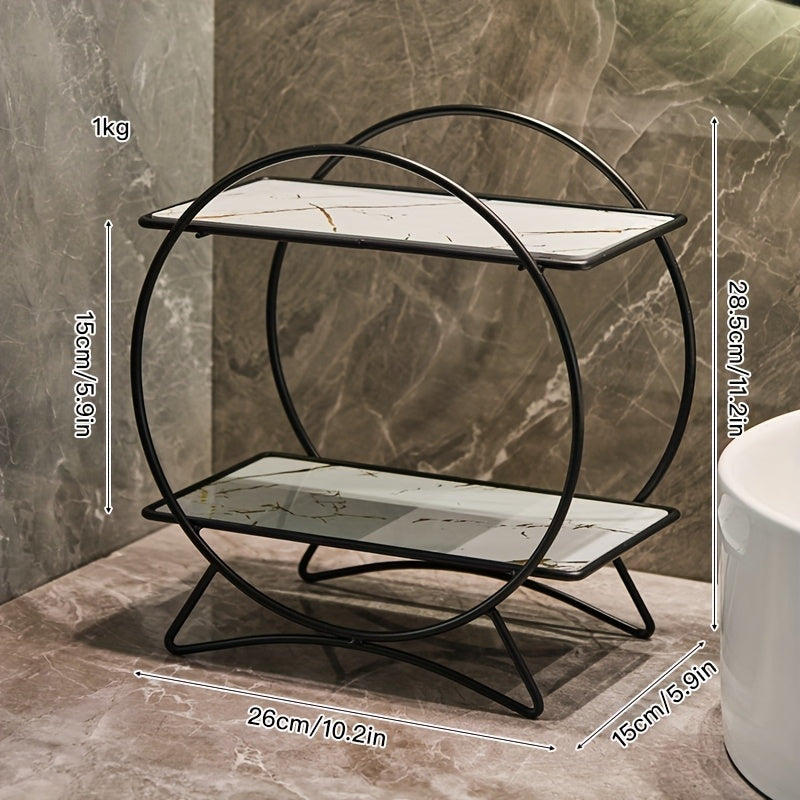 Cat Ear Two-Tier Bathroom Organiser