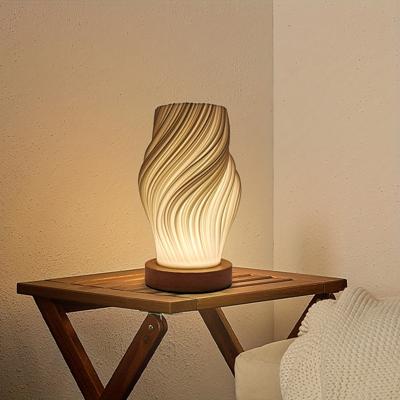 Modern Swirl LED Table Lamp