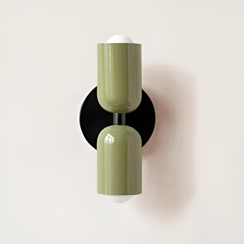 Nordic DualGlow Colour Block Wall Lamp