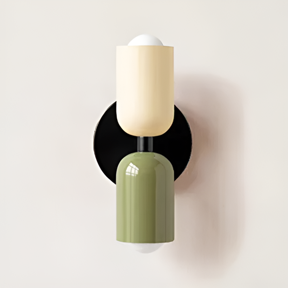 Nordic DualGlow Colour Block Wall Lamp
